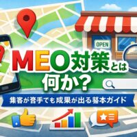 meo 対策とは何かを解説するGoogleマップ風アイキャッチ画像