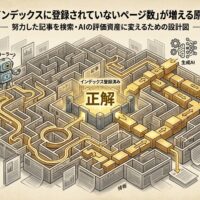 サーチコンソール「インデックスに登録されていないページ数」が増える原因と具体的な解決策のアイキャッチ画像